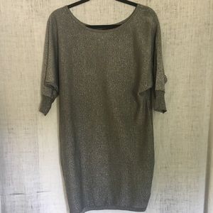 Silver Bebe batwing shirt dress